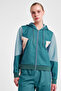 25N-2131 Women's Zippered Hooded Sweatshirt