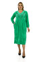Premium Velvet Plus Size Dress with Embroidery and Stone Work on the Bust Detail - 4