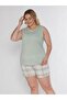 Plus Size Oversized Shorts Set B760-07 - 3