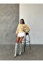 Women's Soft Yellow Openwork Back Detailed Sweater - 2
