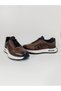Men's Genuine Leather Thermo Sole Throat Classic Daily Shoes with Stretch Details