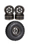 Heavy Brass 1.9'' Wheels Rim with Scale Beadlock Hardware for 1/10 1/8 RC Crawler TRX4 Capra SCX1... - 7