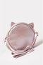 Girl's Shoulder Bag with Round Cat Head Design Faux Girl's Bag - 4