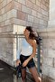 One shoulder white top - 8