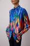 PATTERNED SATIN SHIRT - 2