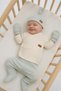 Newborn Girl - Boy Baby Hospital Discharge Set 5 Pieces 100% Cotton Waffle Fabric - 6