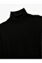 Viscose Blended Long Sleeve Basic High Neck Knit Sweater - 5