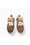Camel Color Women's Suede Sneaker Shoes with Fur Inside - 5