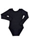 Girls' Long Sleeve Low Back Gymnastics Ballet Leotard