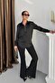 Women's Shirt Satin Long Sleeve Off Shoulder Button up Stylish Shirt - 4