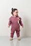 Baby Girl & Child Three-String Hooded 2-Piece Set - 3
