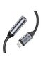 Adaptor iPhone Lightning - Mini Jack 3.5mm - Negru - 2