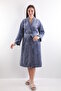 100% Bamboo Women's Shawl Collar Dressing Gown / Bathrobe - 3