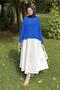 Kayak Neckline Knitwear Sweater Cobalt Blue