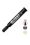 2-Pack Black Permanent Round Tip Permanent Marker Pen - 3