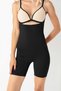 Women's Black Color Long Length Corset – Full Body Shaper Model C0T2N15 - 2