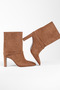 Luxe Motion Series Suede Pointed Toe Chunky Heel City Boots - 2