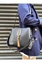 Very Stylish Tassel Detailed Hand and Shoulder Bag with 2 Straps and 3 Compartments, Suitable for Daily Use - 2