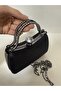 Shiny Women's Evening Bag with Line Detailing, Evening Bag