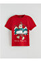 Lcw kids bicycle collar printed boy's t-shirt - 4