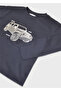 Blue Boy's Graphic Printed Long Sleeve T-Shirt 4088 - 3