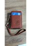 Real Leather Zipper Card Holder & Keychain