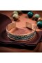 Handmade Copper Bracelet Copper Bracelet Suitable for Clothing Color Tiger Eye Natural Stone Copper - 6
