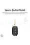 Renault Clio Megane Scenic Twingo Laguna Dacia Duster Dokker Logan Tpu Key Case Cover (Syh Silver) - 2