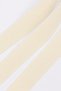 100% Cotton Herringbone Woven Flat Ribbon 1 cm – Natural Raw Color Fabric Ribbon 30 Meters - 3