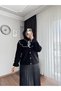 Women's Skirt Top with Bow Detail Pinterest Hijab Cardigan - Black - 4