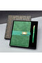 Gift Notebook Pen Set Green