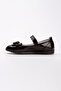 Black Shiny Non-Slip Sole Girl Child Princess Ballerinas - 3