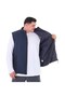 Stand-Up Collar Seasonal Quilted Vest Suitable for Men's Plus Size between 120 Kilos-158 Kilos - 4