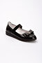 Black Shiny Non-Slip Sole Girl Child Princess Ballerinas