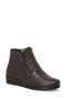103510.Z5Pr Brown Women's Wedge Heel Boots - 2