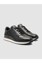 Nilaren 100% Genuine Leather Black Arma Detail Men's Sports Shoes - 2