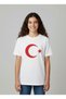Children's Girl-Boy Moon Star Turkish Flag Short Sleeve T-Shirt - 3