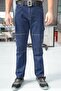 Work Trousers Denim Fabric Titan Flex Model Navy Blue