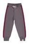 Piece Fabric Ornament Lace-Up 6-9 Years Old Sweatpants - Burgundy 7-8 Years Old