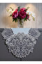 French Lace Mila Model Linen Gardenia Luxury Short Runner - 2