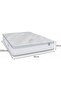 Home mart monaco Gel Pocket Spring Mattress – Medium Firm, Orthopedic Support, Cooling Gel Memory - 2