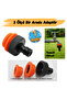 Hose Connection Adapter 3 Different Size Attachments 1/2\" - 3/4\" - 1\" Md306 Garden Hose End Plastic - 4