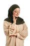 وشاح تشيستر كاكي عملي جاهز للارتداء مع عظام داخلية مزدوجة للحجاب بلون ساندي سادة 2501_09