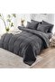 Home Mart Down Alternative 7pcs Comforter Set Gray – Ultra Soft Microfiber Duvet with 250GSM Filli - 8