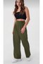 //New Season//High Waist//Buttoned//Ultra Stretchy//Women's Fabric Pants