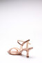 Rose Stone Wrinkled Patent Leather Women's Heels - 4