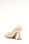 Skin Wrinkled Patent Leather Women's Heels - 4