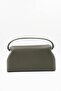 Rebeca Khaki Green Women's Handbag with Stitching Detail - 5