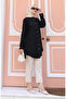 Buttoned Tunic 0147-01 Black - 3