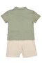 MUSLIN SHORTS 2-PIECE SET (MY GALAXY) BEIGE - 2